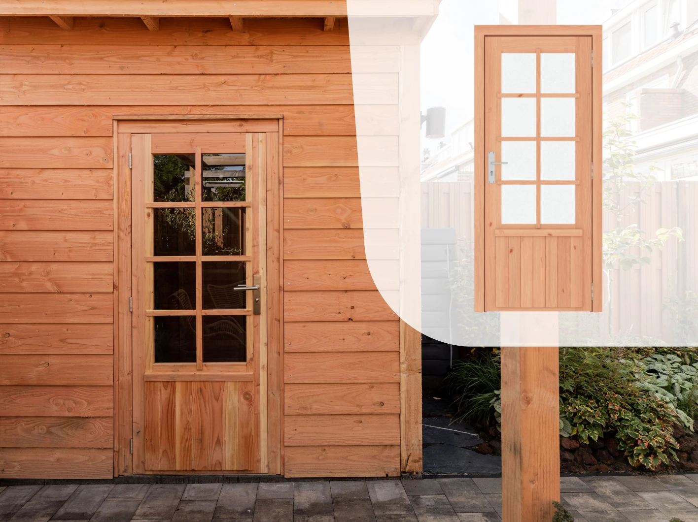 Douglas Enkele Deur 8-Ruits Rechtsdraaiend 91 x 201 cm - Afbeelding 4